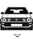 Golf Modifiyeli Araba Duvar Sticker Yapıştırma (Sudan ve Nemden Etkilenmez) 001 3
