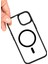 Apple iPhone 15 Telefon Kılıfı Magsafe Bold Siyah 3