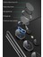 Caseworld Samsung Galaxy S23 Ultra Alüminyum Alaşım Temperli Cam Kamera Lens Koruyucu - Siyah 3