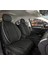 hyundai Accent Uyumlu Yarı Deri Oto Koltuk Kılıfı Ön Arka Takım Siyah Beyaz Şhnlr 1