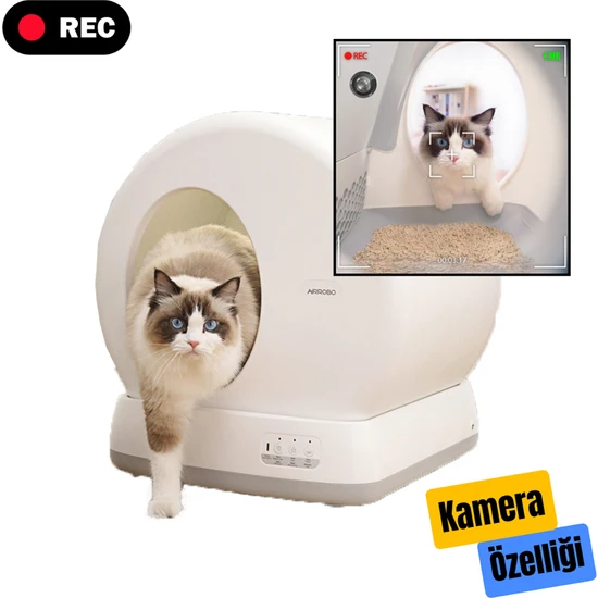 Ubtech Ucat C10 Pro Kameralı Akıllı Otomatik Kedi Tuvaleti