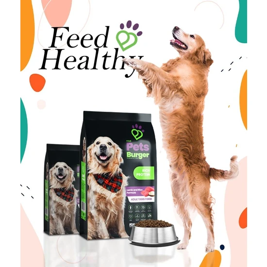 Pets Burger Premium Pet Food Köpek Maması 15 kg