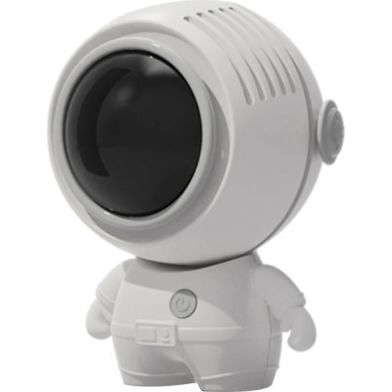 Decisive Mini El Fanı Sevimli Astronot Soğutma Fanı Taşınabilir USB Şarj Edilebilir Güvenlik Fanları Kanatsız Çocuk Öğrenci Fan Beyaz (Yurt Dışından)
