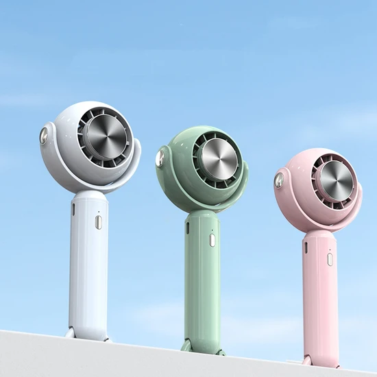 Decisive Taşınabilir El Fan Yarıiletken Soğutma Soğutma USB Şarj Edilebilir Sessiz Mini Fan Hava Soğutucu Ofis Dış Mekan-B (Yurt Dışından)