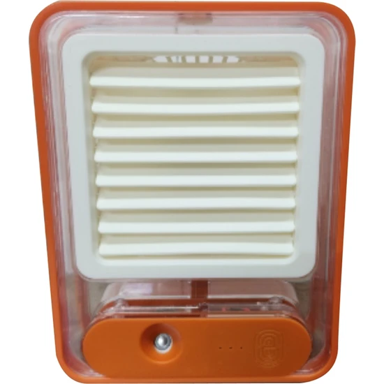 Decisive Taşınabilir Misting Fan USB Şarj Edilebilir Su Misting Fan ile Renkli Gece Lambası Masa Fanı Seyahat Ev Ofis Için (Yurt Dışından)
