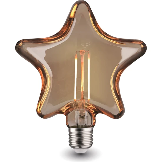 Orbus Yıldız Filament LED Ampul Amber E27 360LM