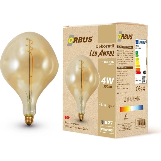 Orbus Dekoratif LED Ampul Amber 4W 350LM PSA165