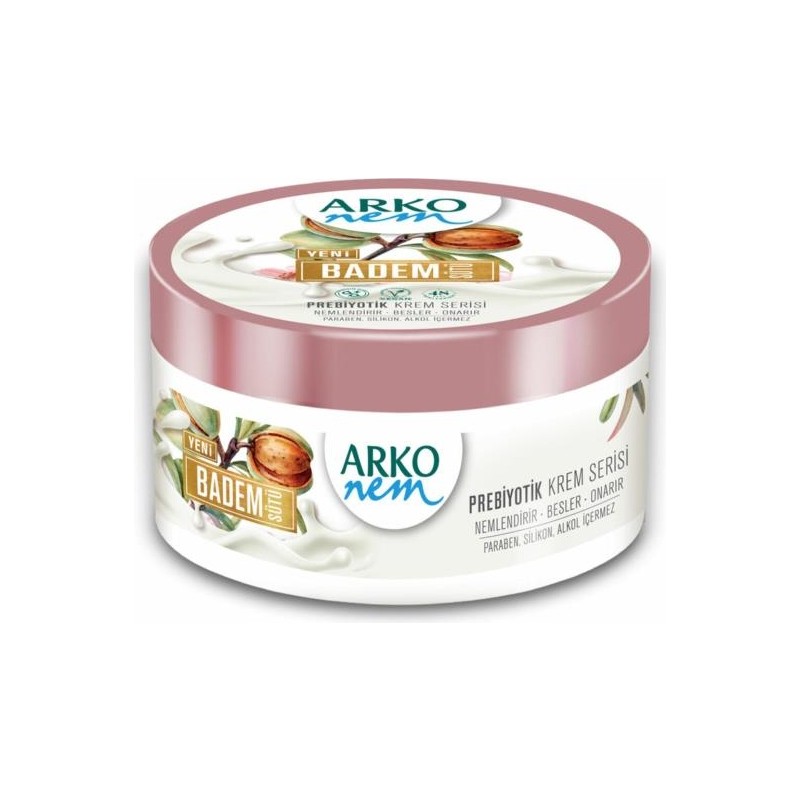 Arko Nem Prebiyotik Krem Serisi Badem Sütü 250 ml