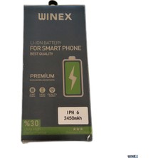 Winex Iphone 6 Uyumlu Güçlendirilmiş Premium Batarya