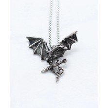 Shout Stainless Steel Dragon Necklace
