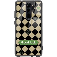 S-Case Xiaomi Redmi Note 8 Pro Good Luck Tasarımlı Glossy Telefon Kılıfı