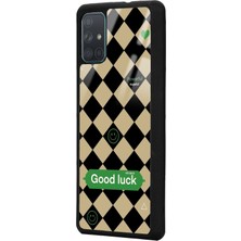 S-Case Samsung A71 Good Luck Tasarımlı Glossy Telefon Kılıfı