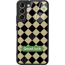 S-Case Samsung S22 Plus Good Luck Tasarımlı Glossy Telefon Kılıfı