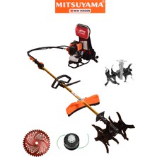 Mitsuyama Japon Akrep Toprak Çapalama + Sırt Tırpan 5.7 Hp 4,2 Kw