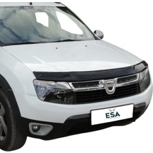 Esa Dacia Duster Ön Kaput Koruyucu Rüzgarlığı Abs Plastik Piano Black 2010-2017 Yılları Arası