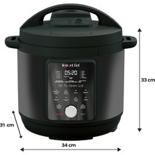 Instant Pot Instant Duo Plus, Whisperquiet/sessiz Çoklu Pişirici, 5,7 Litre  Pirinç Pişirici, Buharlı Pişirici, Sote Tavası, Sterilizatör, Yoğurt, Sous Vide Cihazı ile