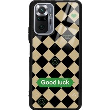 S-Case Xiaomi Redmi Note 10 Pro Good Luck Tasarımlı Glossy Telefon Kılıfı