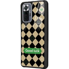 S-Case Xiaomi Redmi Note 10 Pro Good Luck Tasarımlı Glossy Telefon Kılıfı