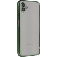 FitCase Samsung Galaxy A04 Kılıf Razer Lens Çerçeveli Silikon Kapak