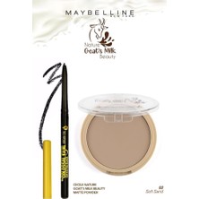 Maybelline New York Maybelline Kajal Kalem Cecile Keçi Sütlü Pudra 02 Makyaj Seti