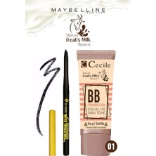 Maybelline New York Maybelline Kajal Kalem Cecile Keçi Sütlü Bb 01 Makyaj Seti