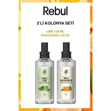 Rebul Lime-Mandarine Plastik Şişe 125ml Set