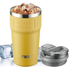 Tkk Çelik Termos Mug 630ML Sarı