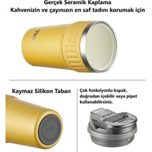 Tkk Çelik Termos Mug 630ML Sarı