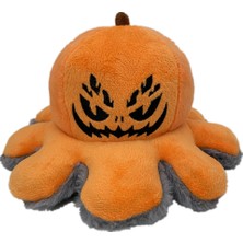 Uapqgm Flip Pumpkin Doll Flip Balkabağı Peluş Oyuncak (Yurt Dışından)