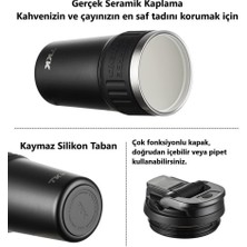 Tkk Çelik Termos Mug 630ML Mat Siyah