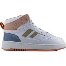 Çiğdem Kundura Çiğdem Consept Beyaz-Pudra-Mavi Bilek Boy Sneaker  - Beyaz-Mavi-Pudra - 40 - ST01609-BEYAZ-MAVİ-PUDRA-40