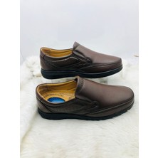 Çiğdem Kundura Çiğdem Gerçek Deri Topuk Jelli Acı Kahve Erkek Ayakkabı (960) - Acı Kahve - 40 - ST01297-ACI Kahve-40