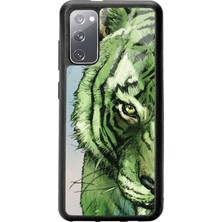 S-Case Samsung S20 Green Kaplan Tasarımlı Glossy Telefon Kılıfı