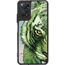 S-Case Xiaomi Redmi Note 11 Pro Green Kaplan Tasarımlı Glossy Telefon Kılıfı