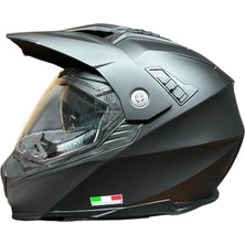 Sway X60 Solid Matt Black Cross Kask - M