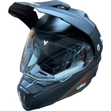 Sway X60 Solid Matt Black Cross Kask - M