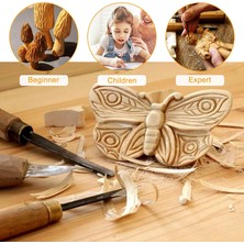 Fiona 6pcs Basswood Carving Blocks For Wood Beginners Carving Hobby Kit Dıy Carving H (Yurt Dışından)