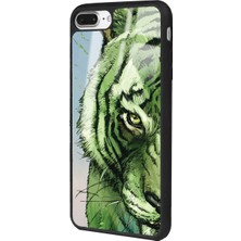 S-Case Apple iPhone 7 Plus - 8 Plus Green Kaplan Tasarımlı Glossy Telefon Kılıfı