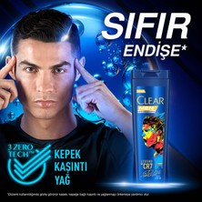 Clear Men Kepeğe Karşı Etkili Şampuan Legend By CR7 Cristiano Ronaldo 350 ml x3