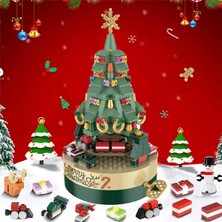 Fiona Christmas Tree Brick Music Box, Christmas Tree Music Box, Dıy Christmas Tree Building Block Music Box (Yurt Dışından)