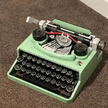 Fiona Retro Typewriter Blocks Brick Marking Machine Keyboard Over 12 Years Old Kids Writing Machine Gift Toy Compatible 21327 (Yurt Dışından)