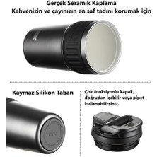 Tkk Çelik Termos Mug 630ML Koyu Gri