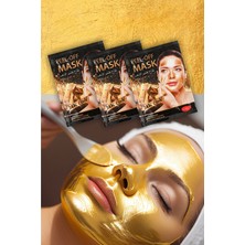 Xolotex 3 Adet 24K Kolajen Cadı Fındığı Yağlı Siyah Nokta Yüz Maskesi Witch Hazel Mask XLM694