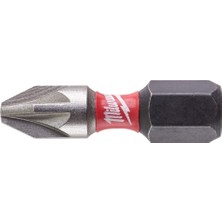 Milwaukee Bits Uç Matkap Ucu Tornavida Ucu Vidalama Ucu PZ2-25MM T4932430864 - 25 Adet