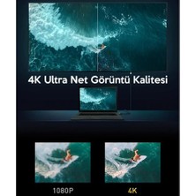 Baseus 1 Metre 4K 60hz HDMI To HDMI Görüntü Aktarım Kablosu, Yüksek Çözünürlüklü Kablo