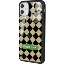 S-Case Apple iPhone 12 Good Luck Tasarımlı Glossy Telefon Kılıfı