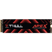 Thull Apex 512GB Gen4 M2 Nvme Pcıe G4X4 7200-4300MB/S THL-M2PCIE-APXG4X4/512G