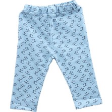 Erkek Bebek Patiksiz Alt Mavi