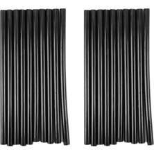 20PCS Sıcak Tutkal Yapıştırıcı Çubukları 150X7MM Siyah (Yurt Dışından)
