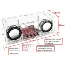 Dıy Bluetooth Hoparlör Kiti Elektronik Dıy Lehimleme Proje Uygulaması Lehim Montajı Dıy Elektronik Kit Bileşeni Kolay Kurulum (Yurt Dışından)